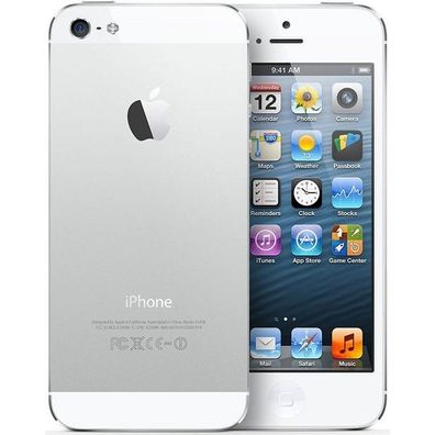 Apple iPhone 5 16GB Weiß Silber A1429 Wie Neu in White Box