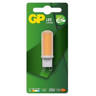 GP G9 LED Kapsel Leuchtmittel 2,8W 28W Warmweiß Stiftsockel-Lampe Glühbirne