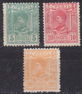 Serbien SERBIA [1896] MiNr 0042 B ex ( * / mh ) [01]