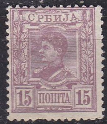 Serbien SERBIA [1896] MiNr 0046 B ( oG/ no gum )