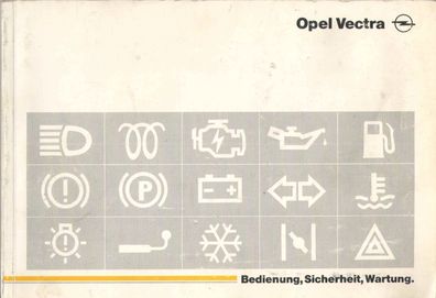 Bedienungsanleitung Opel Vectra, Handbuch, Auto, PKW