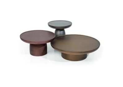 Designer Couchtisch Set 3x Wohnzimmer Holz Moderne Luxus möbel Tische