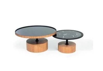 Couchtische 2x neu Tisch Luxus Glas Tische Konsolen Design Möbel Set
