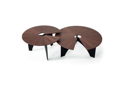 Set 2x Couchtische Designer Wohnzimmertisch Modern Beistelltisch Tisch