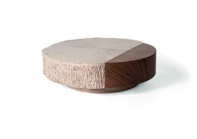 Luxus Couchtisch modern möbel für Wohnzimmer Design Rund form Holz