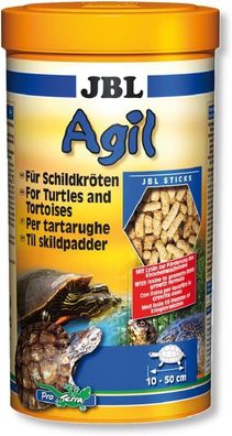 JBL Agil 1000ml Hauptfuttersticks für Wasserschildkröten von 10-50 cm