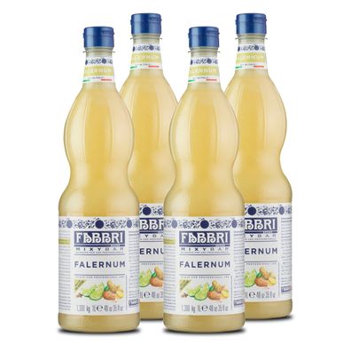 Food-United FABBRI Mixybar Falernum Sirup 4x1L für Falernum-Rum-Cocktails-Drinks