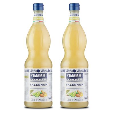 Food-United FABBRI Mixybar Falernum Sirup 2x1L für Falernum-Rum-Cocktails-Drinks