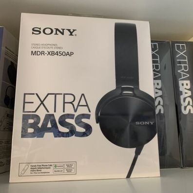 Sony MDR-XB450AP Kopfhörer 100% Original!!! Farbe : Schwarz!!Neu!