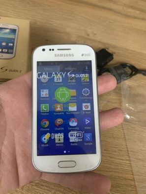 Samsung Galaxy S Duos 2 GT-S7582 - 4GB - Weiss (Ohne Simlock) wie Neu!