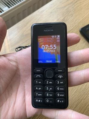 Nokia 108 Dual Sim Schwarz (Ohne Simlock) 100% Original !!! Gebraucht !!
