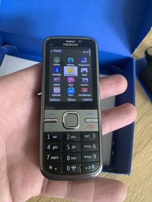 Nokia C5-00 - 5MP Warm Gray (ohne Simlock) 100% Original!! wie Neu!