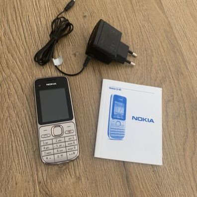 Nokia C2-01 -W Silver wie NEU!