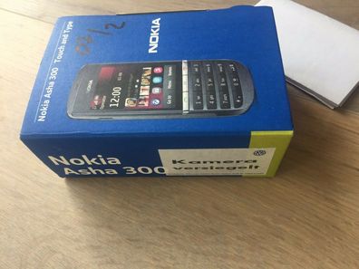 Nokia Asha 300 - Graphite (Ohne Simlock) 100% Original !!! Neu !!