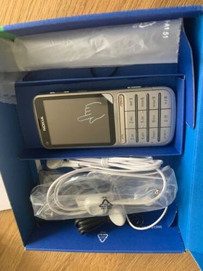Nokia C3-01.5 - Silber (ohne Simlock) Neu!