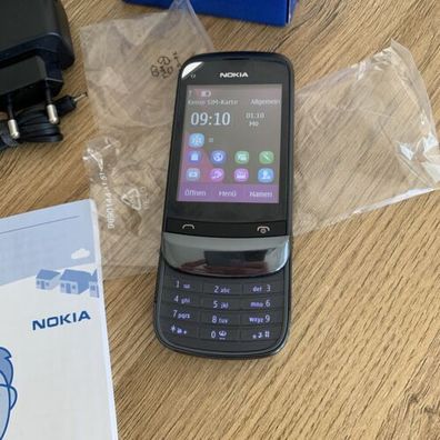 Nokia C2-02 - Black (Ohne Simlock) Neu!!