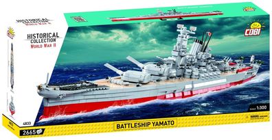 Cobi 4833 Konstruktionsspielzeug Battleship YAMATO Baustein Bausatz Kriegsschiff