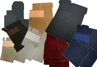 Fußmatten für Volvo 440 / 460 / 480 in Rips verschiedene Farben