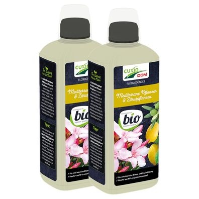 Cuxin Flüssigdünger mediterrane Pflanzen Bio 1,6 l Olivendünger Zitrusdünger
