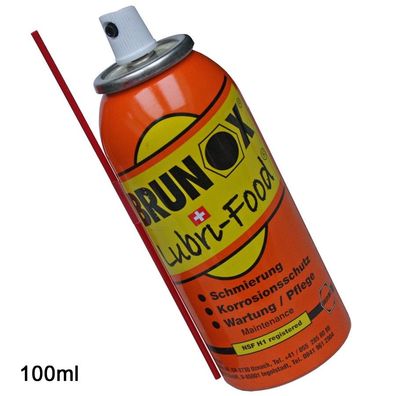 Brunox Lubri Food 100 ml Spray Messerpflegemittel mit NSF H1