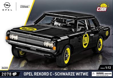 Cobi Konstruktionsspielzeug Opel Rekord C Schwarze Witwe Bausteine Modellauto