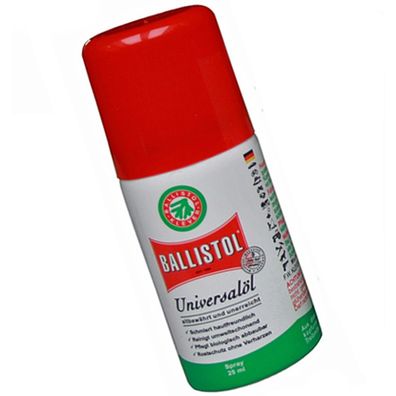 Ballistol Universalöl Spray 25 ml Pflegeöl für Haushalt Industrie Werkstatt Outdoor