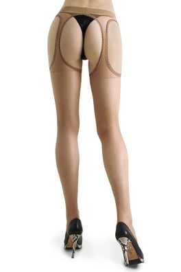 offene Strumpfhose Gina nature von Legg Story