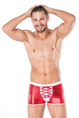 rot/weiße Boxershorts MC/9091 von Andalea