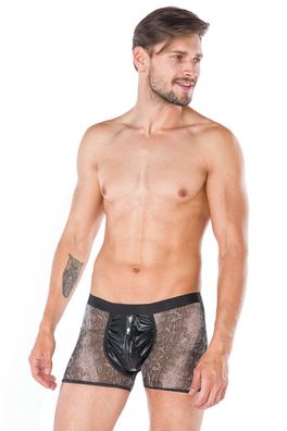 grau/schwarze Boxershorts MC/9095 von Andalea