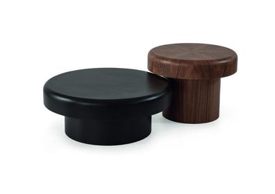 Modern Couchtisch Set 2x Couchtische Wohnzimmer Holz Möbel Designer