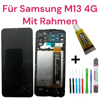 LCD Display Für Samsung Galaxy M13 4G 2022 SM-M135 Bildschirm TouchScreen Schwarz ...