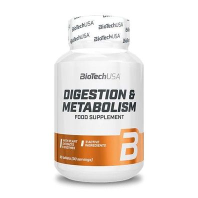 BioTech USA Digestion & Metabolism 60 Tabletten - Verdauung und Stoffwechsel