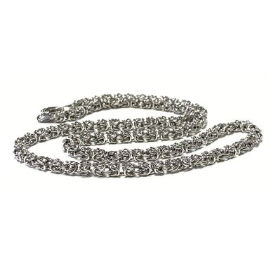 Halskette 925/ - Silber Königskette rhodiniert beweglich Silberkette 45cm
