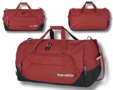 60 cm große Reisetasche Sporttasche rot, Travelite Kick Off 73 Liter