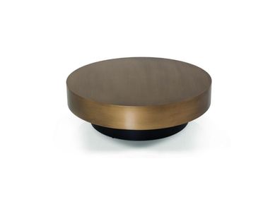 Couchtisch Design Tische Wohnzimmer möbel Luxus Edelstahl gold Runder Tisch