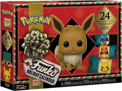 Pokemon-Weihnachts-Adventskalender, 24-Tage-Countdown für Überraschungen, Pocket Pop!