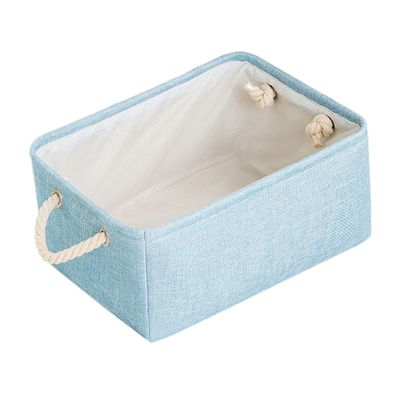 Aufbewahrungskorb Box Korb Spielzeug Aufbewahrung Kleidung Aufbewahrungsbox Blau