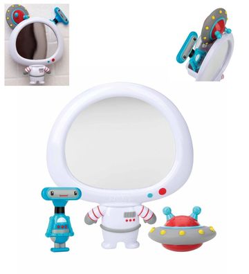 Nuby Spielzeug Spiegelset Raumfahrer inkl. Spiegel, Roboter und UFO