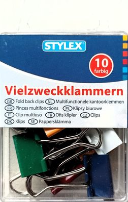 Stylex 24440 Vielzweckklammern, 10er Schachtel