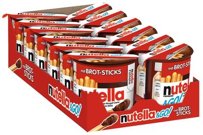 Nutella & Go 12x52g Großpackung Brot-Sticks mit Haselnusscreme