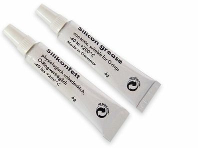2 x Silicon Grease 6 g for Coffeemachine O-rings seal rings