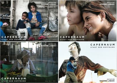 Capernaum - Stadt der Hoffnung - 4 Original Kino-Aushangfotos - Filmposter