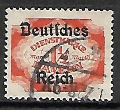 Deutsches Reich gestempelt Dienstmarke Michel-Nummer 48