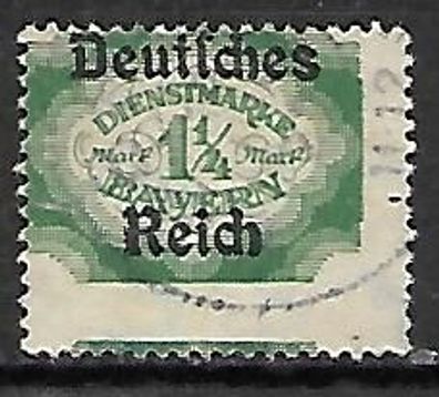 Deutsches Reich gestempelt Dienstmarke Michel-Nummer 47