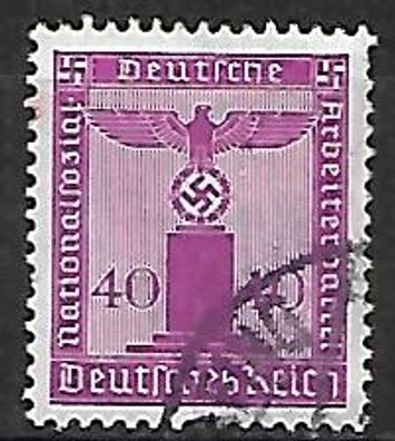 Deutsches Reich gestempelt Dienstmarke Michel-Nummer 154