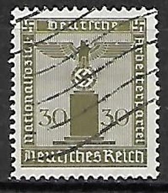 Deutsches Reich gestempelt Dienstmarke Michel-Nummer 153