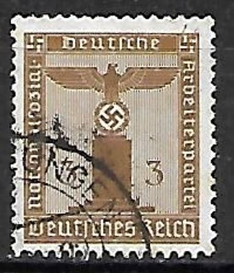 Deutsches Reich gestempelt Dienstmarke Michel-Nummer 145