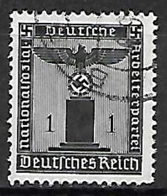 Deutsches Reich gestempelt Dienstmarke Michel-Nummer 144