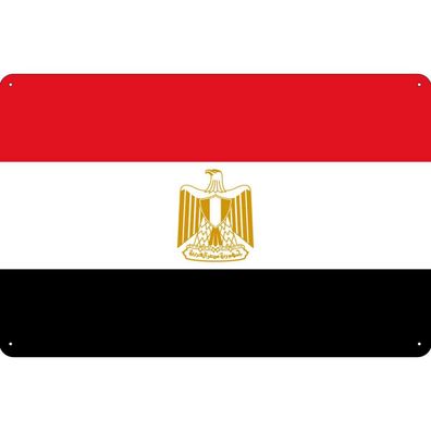 vianmo Blechschild Wandschild 20x30 cm Ägypten Fahne Flagge