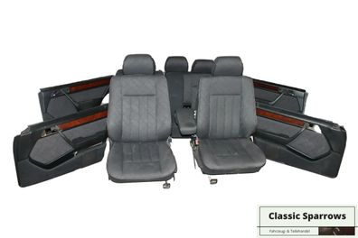 Mercedes W124 T-Modell Mopf 2 Innenaustattung Sitze Türverkleidungen MAL schwarz
